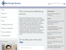 Tablet Screenshot of bankinglibrary.com